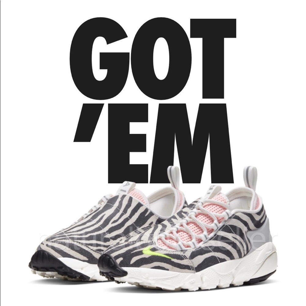 Nike x Olivia Kim Air Footscape 11W 9.5M Zebra